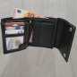 Preview: flevado Herrengeldbörse Brieftasche RFID Schutz Hosenkette Echt Leder Hochformat